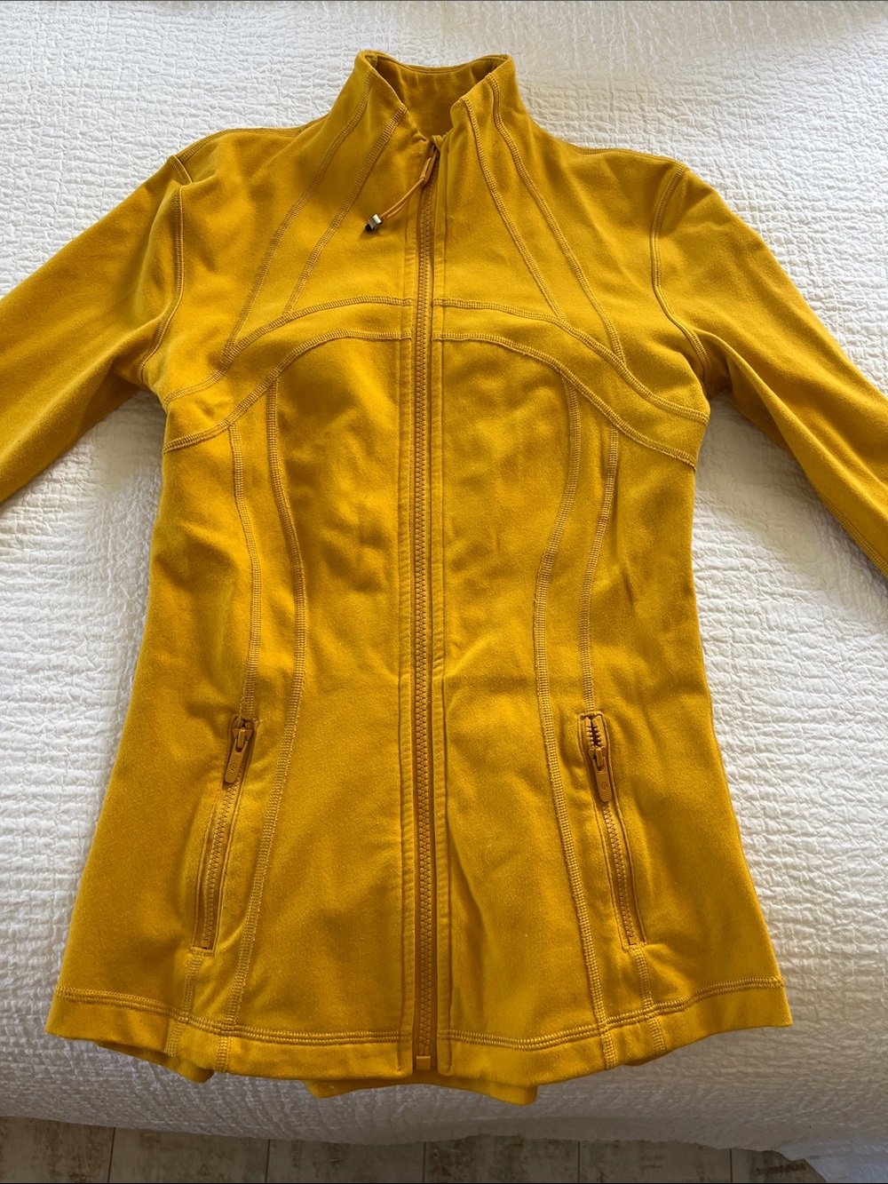 lululemon athletica Define Mustard Zip-Up  Jacket